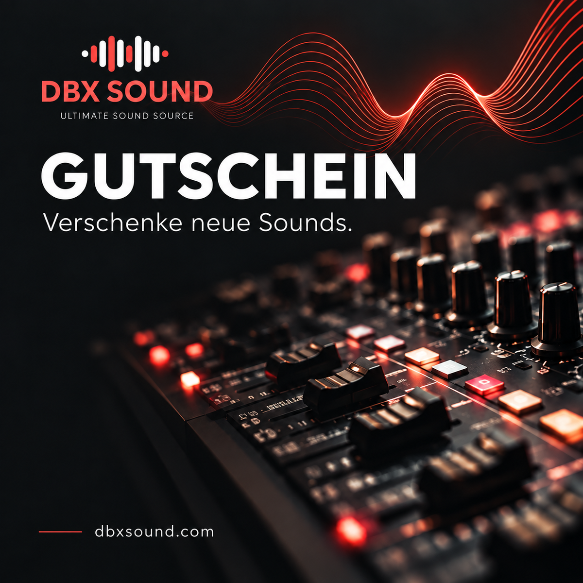 DBX Sound Geschenkgutschein